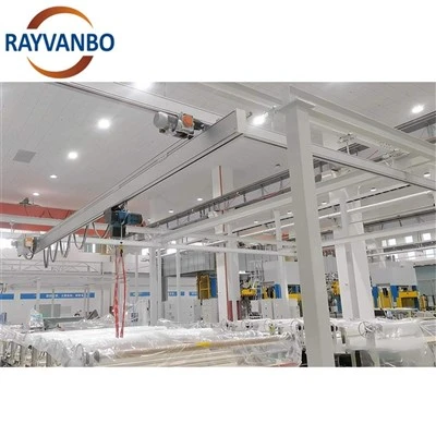 Adjustable Customized Aluminium Alloy Track Crane System Lub teeb yuag Crane Lag luam wholesale
